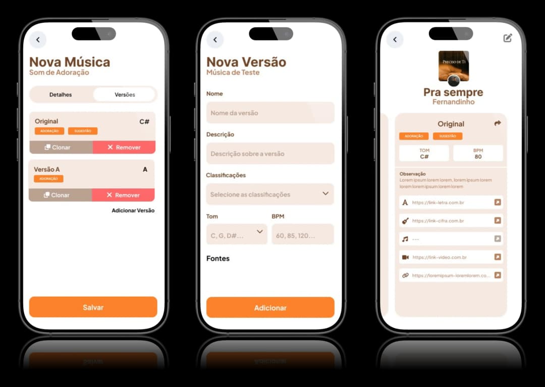 iPraise - Gerenciamento de músicas